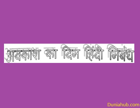 My holiday essay in hindi